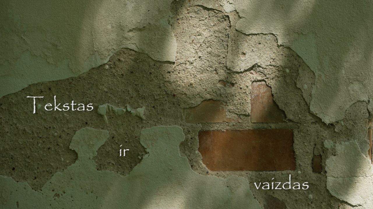 Tekstas ir vaizdas